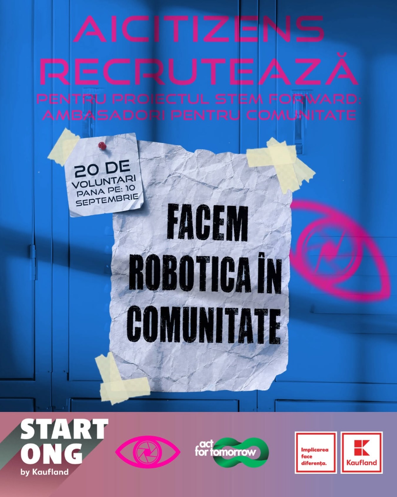 Read more about the article FACEM ROBOTICĂ ÎN COMUNITATE!